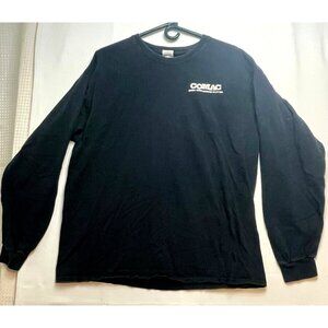 COMAC Central Oregon Motorcycle ATV Club shirt mens XL long sleeve black